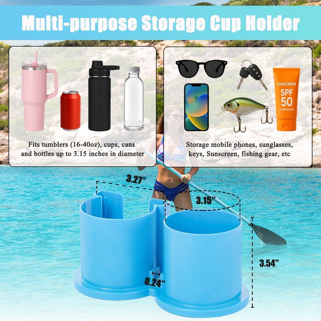 Cup Holder for Paddle Board - Blue image 1