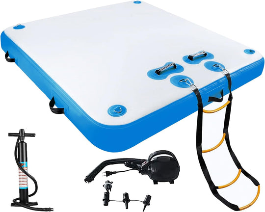 Inflatable Floating Water Platform - 8 x 6 ft image 0
