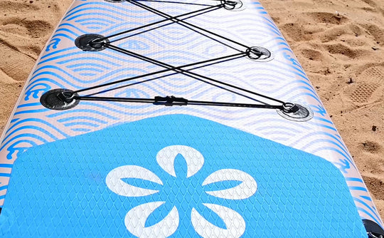 TREKKER - Inflatable Paddle Board (Blue/Blush) image 12