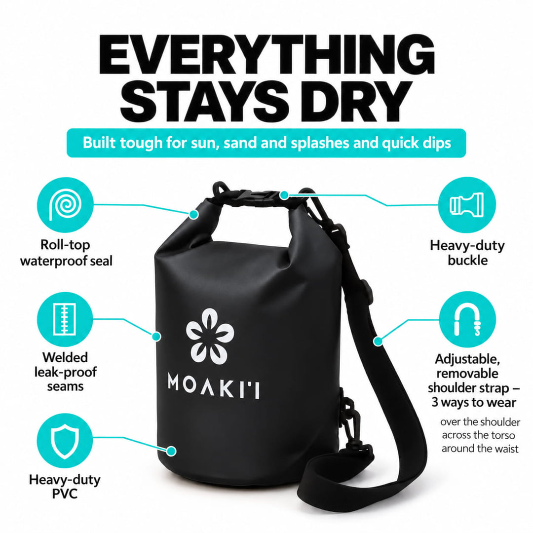 5L Waterproof Dry Bag (Black)