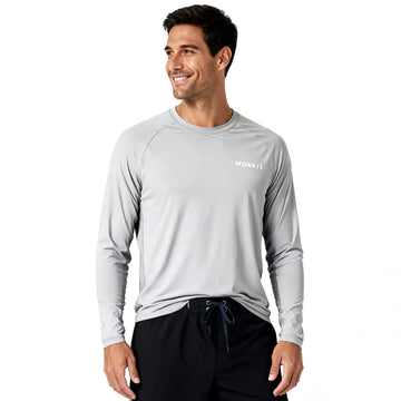 Moaki'i UPF 50+ Sun Shirt for Men (Grey)