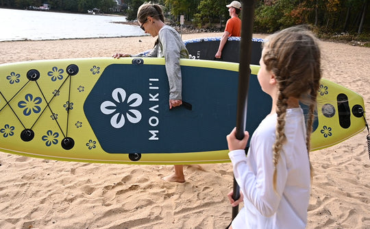 TREKKER - Inflatable Paddle Board (Yellow/Green) image 9