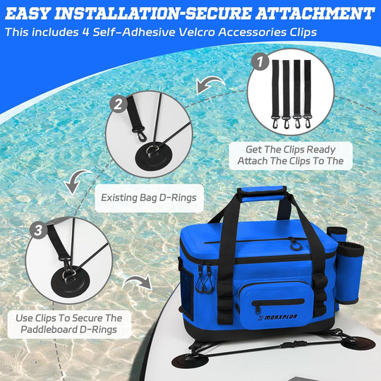 Waterproof Shell Paddle Board Cooler - Blue image 3