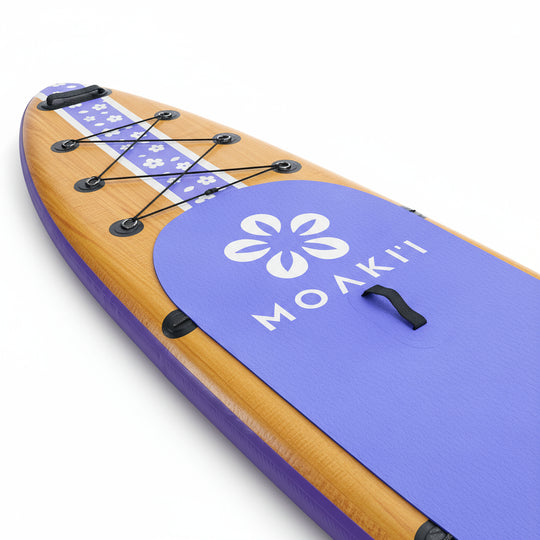 Perspective view of the 10'8" Pathfinder highlighting its agile shape and front cargo bungee system.