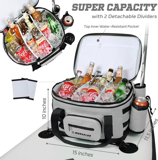 Waterproof Shell Paddle Board Cooler - Grey image 5