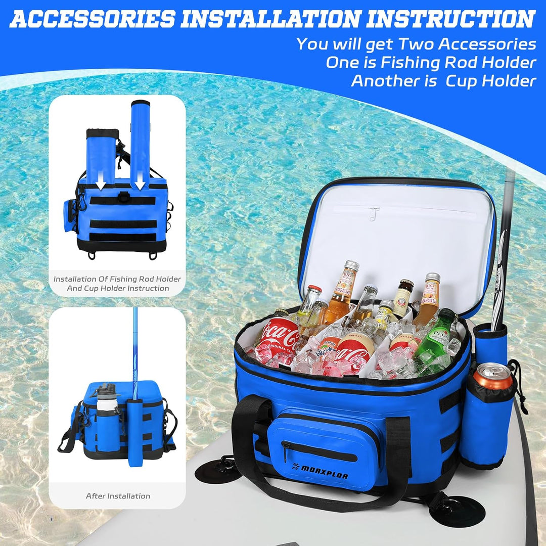 Waterproof Shell Paddle Board Cooler - Blue image 5