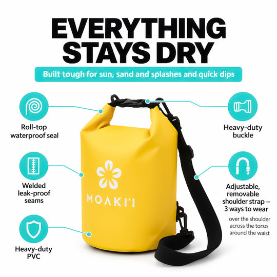 5L Waterproof Dry Bag (Yellow)